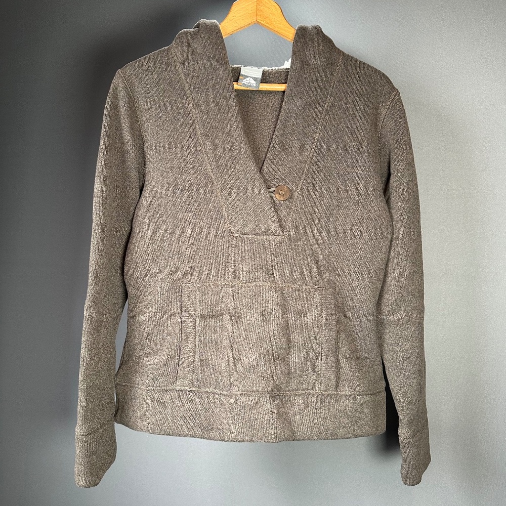 Nike ACG Brown Sherpa Fleece Hoodie Pullover Women’s Size Large